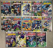 NFL SuperPro #1-12 +Super Bowl Specials Complete Series Set 1991 Marvel Comics picture