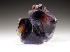 Killer RARE. Purple FLUORITE w/ Orange PHANTOMS Quartz COMBO,  Yaogangxian Mine picture
