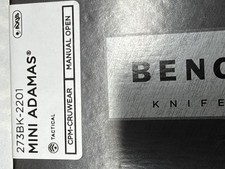Benchmade 273BK-2201 Mini Adamas –2022 SHOT Show Exclusive New in Box never used picture