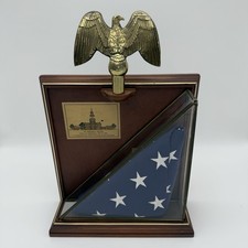 Vintage 1987 Franklin Mint Independence Hall Flag Constitution Commemorative picture