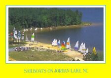 Sailboats on Jordan Lake NC Postcard picture