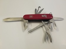 Victorinox Red Fisherman Swiss Army Knife Fish Scaler Hook Angler Scissors Awl picture