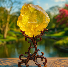 3PCS Raw Citrine Stones Yellow Crystal Rocks Rough Gemstones Healing Art Decor picture