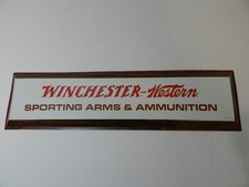 VINTAGE ADVERTISING SIGN-WINCHESTER-WESTERN SPORTING ARMS & AMMUNITION SIGN picture