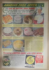 Spry Shortening Ad: Multiple Cake Recipes  1940's Size: 11 x 15 inches picture