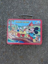 Vintage Disney Mickey Mouse Donald Duck ADCO 1954 Lunchbox Minus Thermos picture