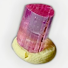 Beautiful Transparent Pink Tourmaline Crystal Natural Raw Gem Grade Specimen picture