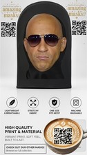 ⭐️ Vin Diesel Face Mesh Mask Halloween Costume Fast Furious Dom Toretto Family picture