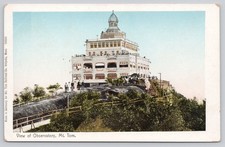 Mount Tom Observatory Holyoke MA Vintage Postcard Made in Germany picture