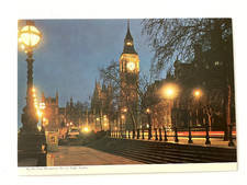 Big Ben From Westminster Pier London England Unposted Postcard ca 1968 E/VF picture