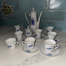Alka Kunst Alboth Kaiser Bavaria Tea Set Teapot Cream Sugar 7 Cups 6 Saucersd picture