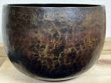 Buddhist Singing Bowl Bell Rin Orin Japanese 昭和三二年六月 1957 Vintage 9.4in Diameter picture