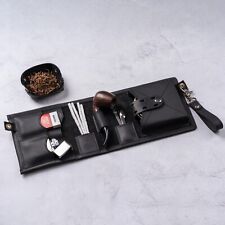 Pipe Pouch Personalized Leather Pipe Case, Pipe Holder, Tobacco Leather Bag picture