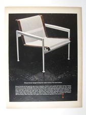 Richard Schultz Knoll Leisure Chair Indoor Outdoor 1960s Print Advertisement picture