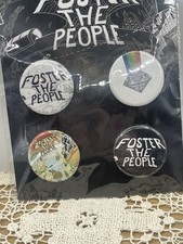Foster The People 2025 Tour VIP Exclusive Buttons Pins picture