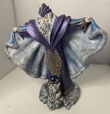 Wizard Crystal Ball Magic Sorcery Incense Cloud Large Ceramic Figurine picture
