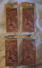 4 Vtge 1950s, 60s 12 Packs White & Wyckoff Come For Coffee Invitations w/ Env 48 picture