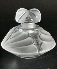 Lalique Crystal Thais Marie  Perfume Bottle  Signed French.  picture