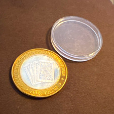 Four Queens $10 Gaming Token/Medallion .999 Fine Silver Limited Edition Case picture