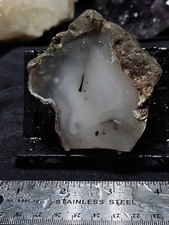 Pink Limb Cast w/ Moss Inclusions & Dendric Specimen Unpolished (7.4oz) picture