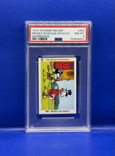 SCROOGE MCDUCK MICKEY MOUSE 1973-76 Disneybilder #480 PSA 8 Highest Grade POP 2 picture