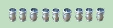 MENORAH CANDLE CUPS, Set of 9, Aluminum picture