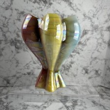 Vintage MCM 50s Sicas Sesto Fiorentino Rainbow Iridescent Glaze Balloon Vase picture
