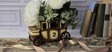 Vintage Ceramic Royal Carriage Vase / Candle Holder Swank Japan – Regency H1202 picture