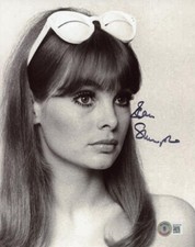 JEAN SHRIMPTON SIGNED 8x10 PHOTO CONSIDERED WORLD'S FIRST SUPERMODEL BECKETT BAS picture