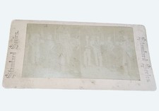Standard Series Antique Stereoview Group Of Men Late 19th Century picture