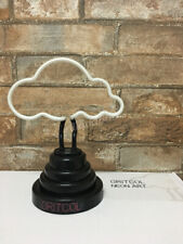 White Clouds Porcelain USB Interface Night Lamp Battery Neon Sign Sculpture Pub picture