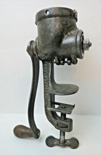 RARE Antique Small Sz Grinder Rollman Food Chopper #12 Salesman's Sample? Works picture