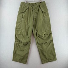 Vintage M-65 Pants Mens Medium 70s 33x28 Trousers Cold Weather OG 107 70s 1976 picture