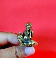 Choochok Choo Chok Brass Thai Buddha Amulet Talisman Powerful Phra LP Luck #B054 picture