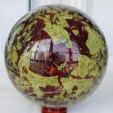 3240g Natural dragon blood stone quartz sphere crystal ball reiki healing picture