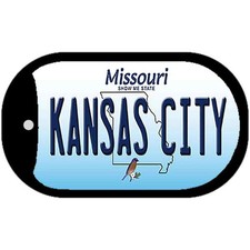 Kansas City Missouri Novelty Metal Dog Tag Necklace 2