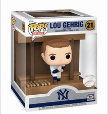 Lou Gehrig Funko Pop Deluxe New York Yankees Dugout Cooperstown Collection #21 picture