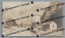 RPPC Railroad Buildings in CLEAR CREEK CANYON CO Colorado Real Photo Postcard picture