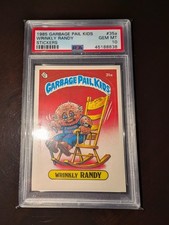 1985 TOPPS GARBAGE PAIL KIDS SERIES 1 WRINKLY RANDY #35A GRADED PSA 10 GEM MINT picture