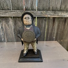 blinking eyes american novelty clock case , john bull , as  money bank , project picture