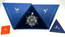 Swarovski 2002 Annual Christmas Ornament Crystal Snowflake MIB w/ COA picture