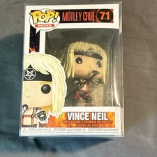 Funko Pop Rocks Mötley Crüe Vince Neil Vinyl Figure #71 w/ Protector picture