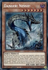 YuGiOh - Danger Nessie -  MP25-EN141  - Prismatic Secret Rare -NM/M picture