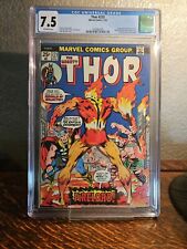 🔥The Mighty Thor #225, CGC 7.5, 1st Appearance Of The Firelord🔥 picture