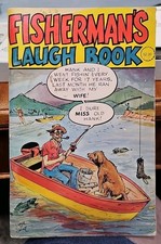 Fisherman’s Laugh Book 1973 Baxter Lane Co. Vintage Comic Funny Fishing Comedy picture