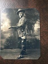 Buffalo Bill Cody With Rifle Rare Pose tintype C237RP picture