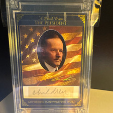 2025 A Word From the President Calvin Coolidge Autographed Insert AWF-CC30 picture