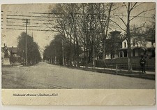 Jackson Michigan Street Scene Wildwood Ave  Antique Postcard c1910 picture