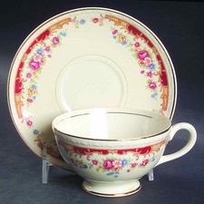 Homer Laughlin Belmont Cup & Saucer 219483 picture
