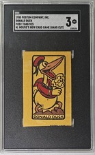 1935 Postum Co. Post Toasties Mickey Mouse Donald Duck SGC 3 Hand Cut Rookie picture
